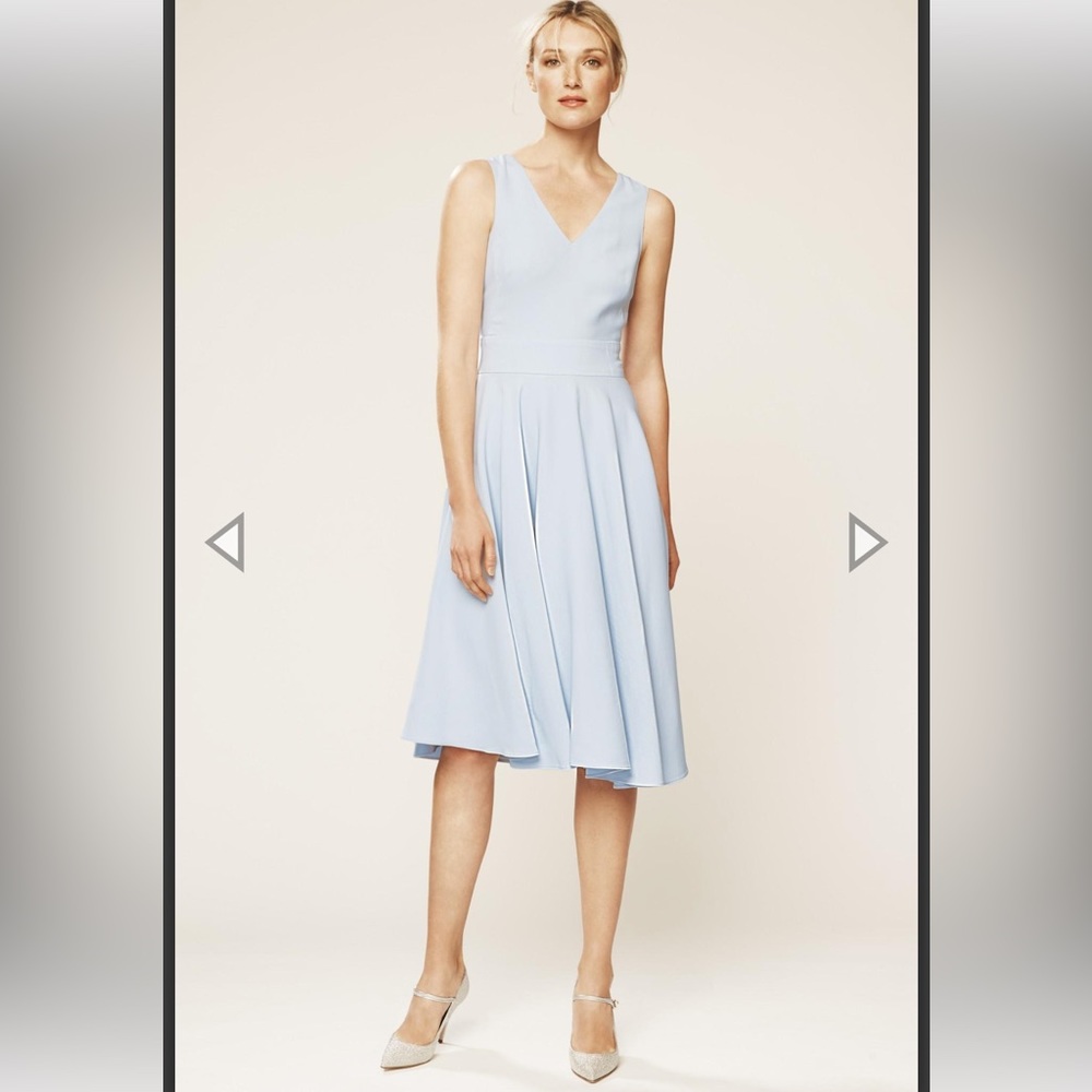 SJP Sarah Jessica Parker blue dress  4